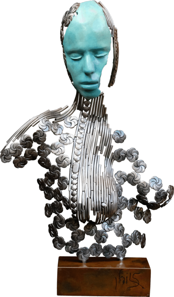 La dame Turquoise - 1 - Phils-Sculteur