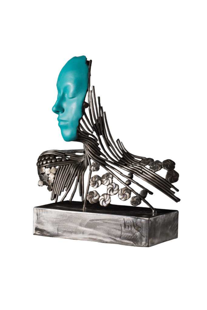 La dame en bleu - 1 - Phils-Sculteur