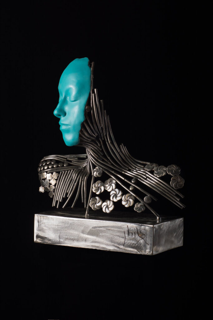 La dame en bleu - 4 - Phils-Sculteur